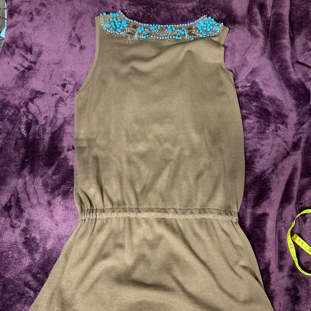 Votre Nom  Top with Blue turquoise beads XL - Picture 17 of 17